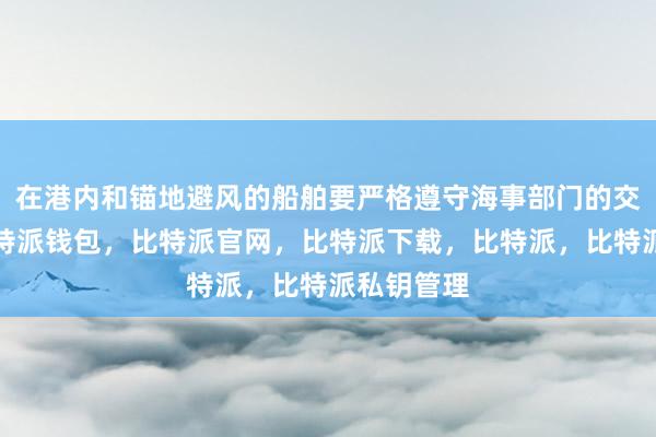 在港内和锚地避风的船舶要严格遵守海事部门的交通指令比特派钱包，比特派官网，比特派下载，比特派，比特派私钥管理