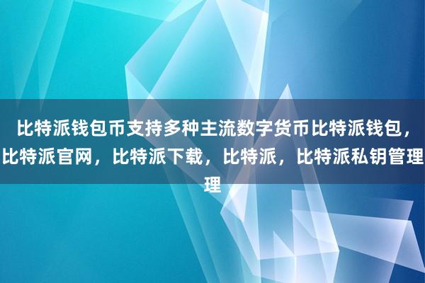 比特派钱包币支持多种主流数字货币比特派钱包，比特派官网，比特派下载，比特派，比特派私钥管理