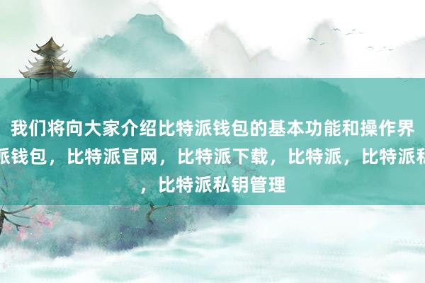 我们将向大家介绍比特派钱包的基本功能和操作界面比特派钱包，比特派官网，比特派下载，比特派，比特派私钥管理