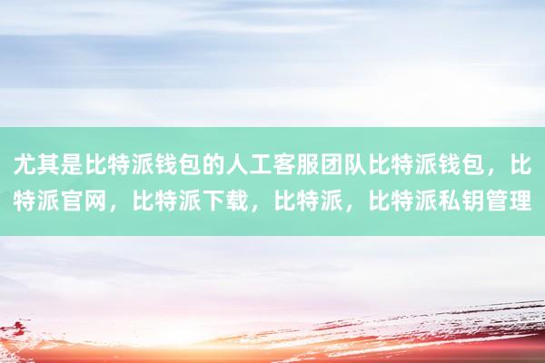 尤其是比特派钱包的人工客服团队比特派钱包，比特派官网，比特派下载，比特派，比特派私钥管理