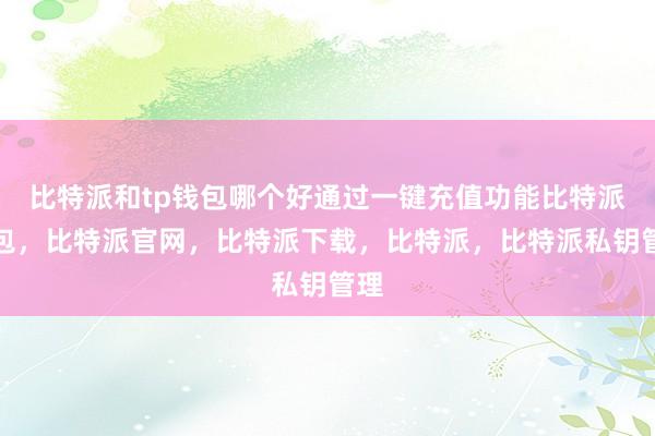 比特派和tp钱包哪个好通过一键充值功能比特派钱包，比特派官网，比特派下载，比特派，比特派私钥管理