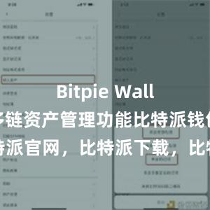 Bitpie Wallet新增了多链资产管理功能比特派钱包，比特派官网，比特派下载，比特派，比特派私钥管理